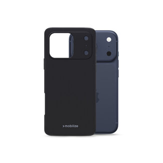Mobilize Mobilize Rubber Gelly Case Apple iPhone 17 Pro Max Matt Black