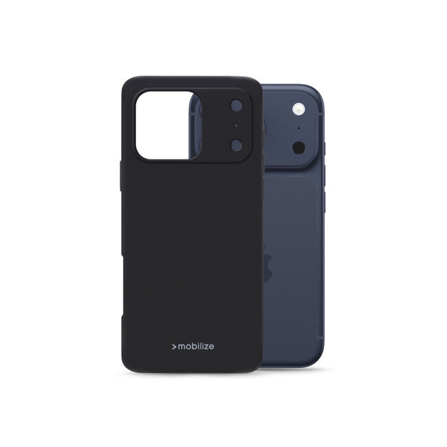 Mobilize Rubber Gelly Case Apple iPhone 17 Pro Max Matt Black