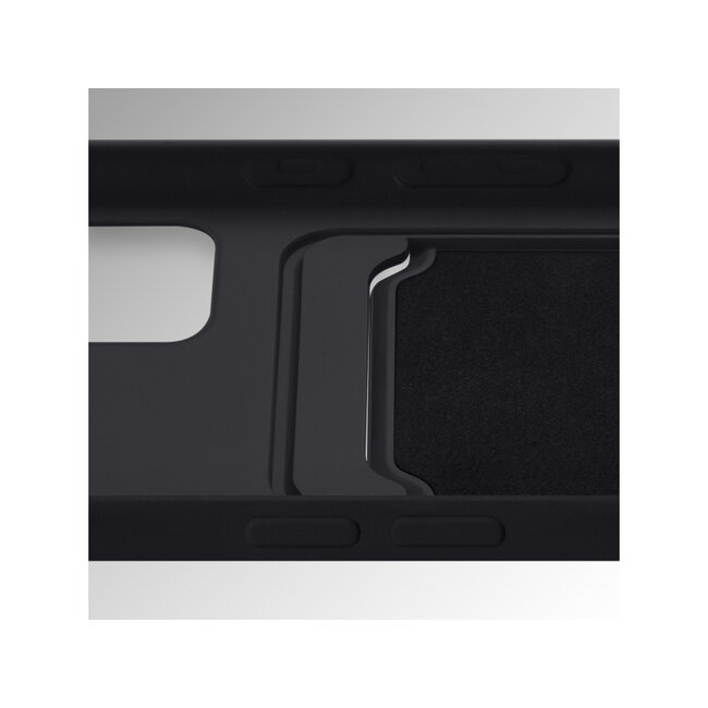 Mobilize Rubber Gelly Card Case Apple iPhone 17 Matt Black