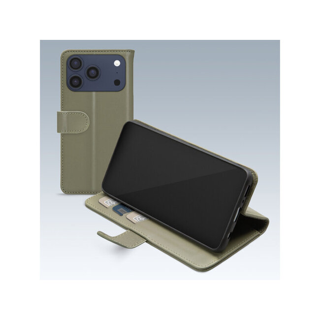 Mobilize Premium Gelly Wallet Book Case Apple iPhone 17 Pro Green