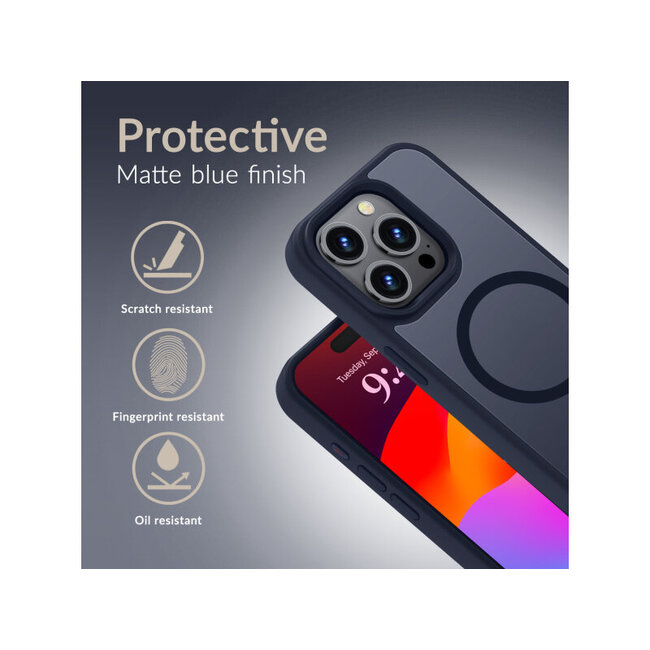 Mobilize MagSafe Compatible Hybrid Pro Case Apple iPhone 17 Pro Blue