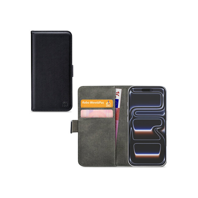 Mobilize Classic Gelly Wallet Book Case Apple iPhone 17 Pro Max Black