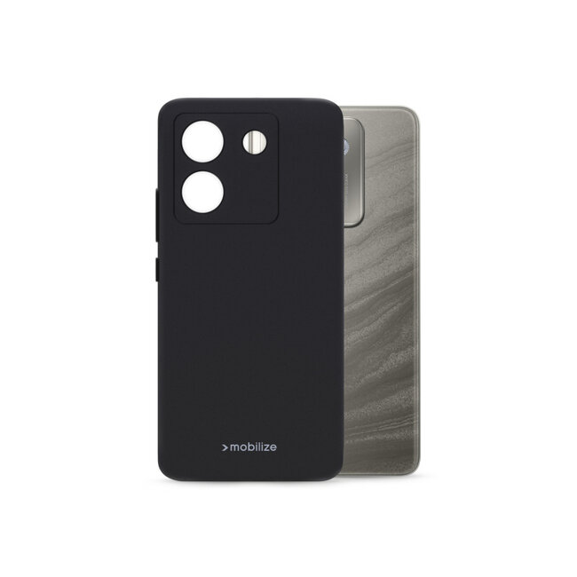 Mobilize Rubber Gelly Case Xiaomi Poco M7 Pro 5G Matt Black