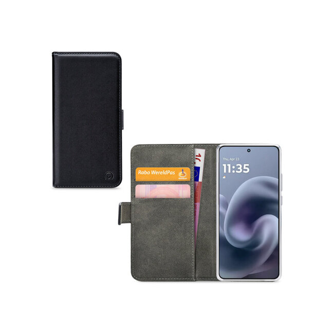 Mobilize Classic Gelly Wallet Book Case Motorola Moto G86 5G Black