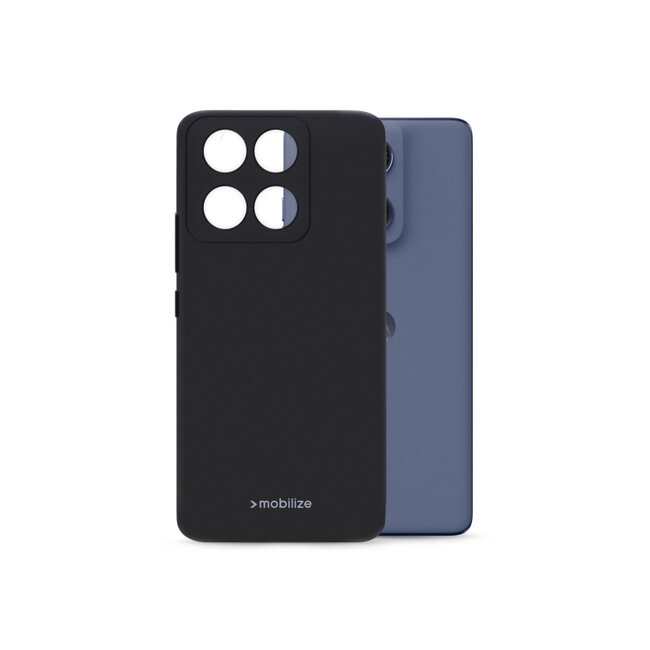 Mobilize Rubber Gelly Case Motorola Edge 60 Fusion Matt Black