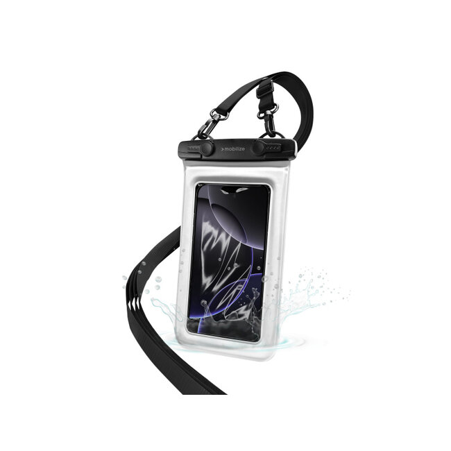 Mobilize Universal Waterproof Floating Bag incl. Lanyard White