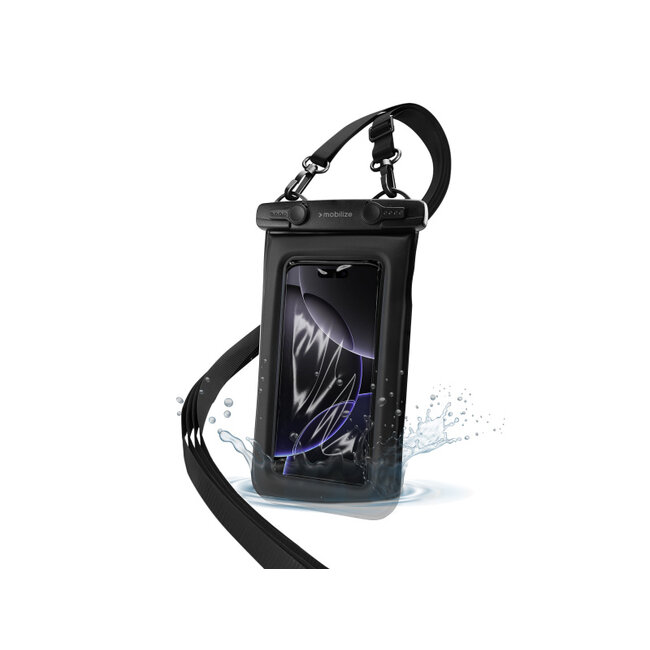 Mobilize Universal Waterproof Floating Bag IP68 incl. Lanyard Black