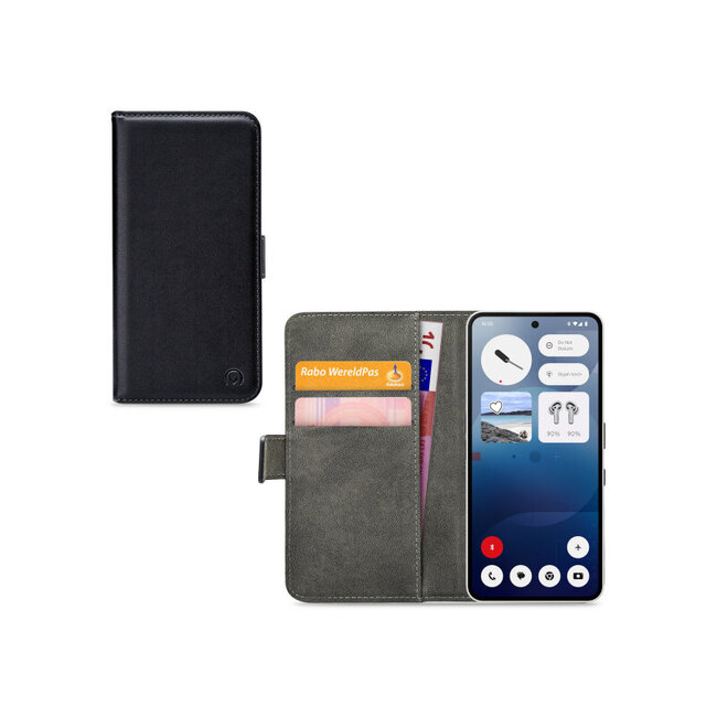 Mobilize Classic Gelly Wallet Book Case Nothing Phone (3a) Black