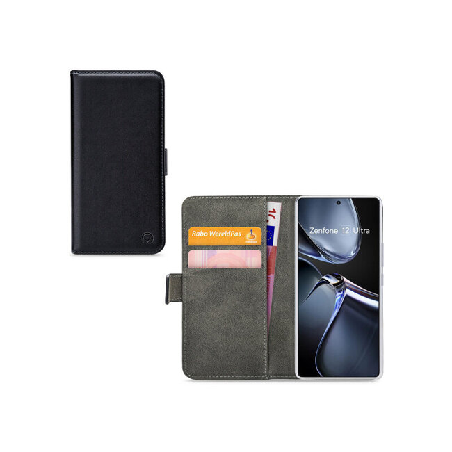 Mobilize Classic Gelly Wallet Book Case ASUS Zenfone 12 Ultra Black