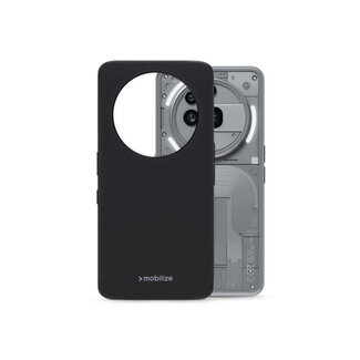 Mobilize Mobilize Rubber Gelly Case Nothing Phone (3a) Pro Matt Black