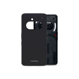 Mobilize Mobilize Rubber Gelly Case Nothing Phone (3a) Matt Black