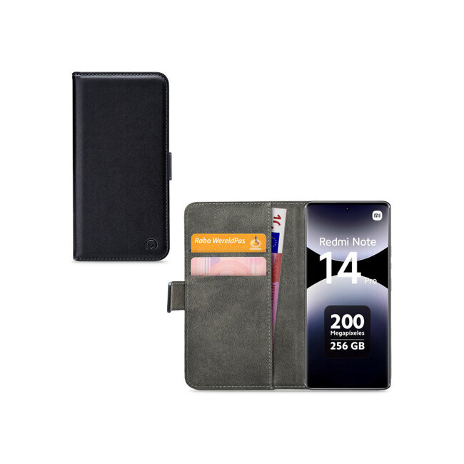 Mobilize Classic Gelly Wallet Book Case Xiaomi Redmi Note 14 Pro 4G Black