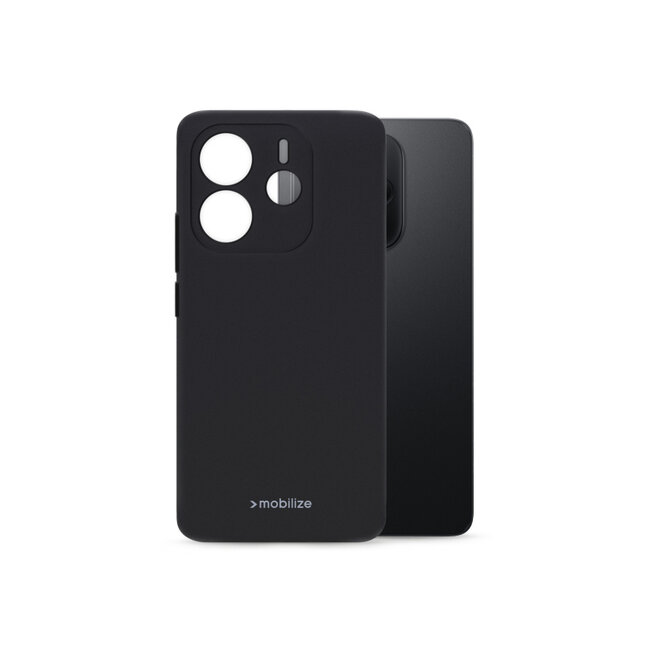 Mobilize Rubber Gelly Case Xiaomi Redmi Note 14 4G Matt Black