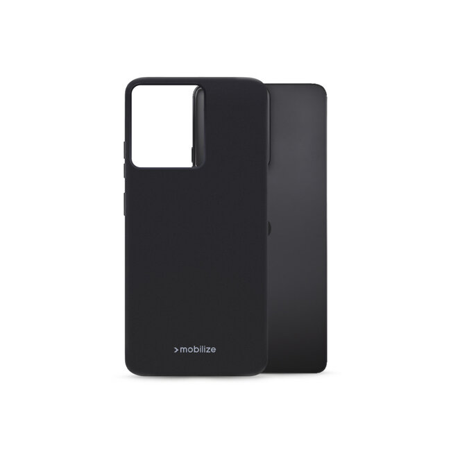 Mobilize Rubber Gelly Case Motorola Moto G75 5G Matt Black