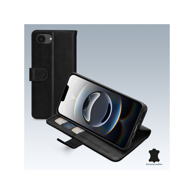 Mobilize Leather Wallet Apple iPhone 16e Black