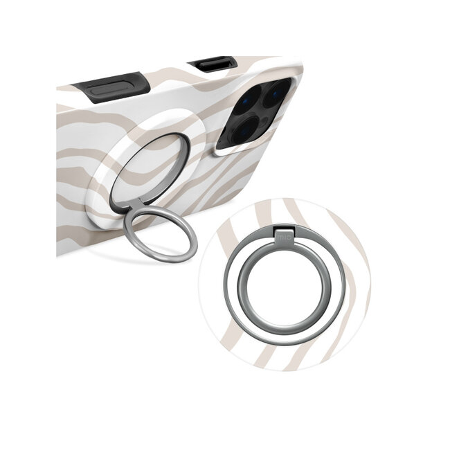 MIO Sandy Zebra MagSafe Compatible Ring Holder