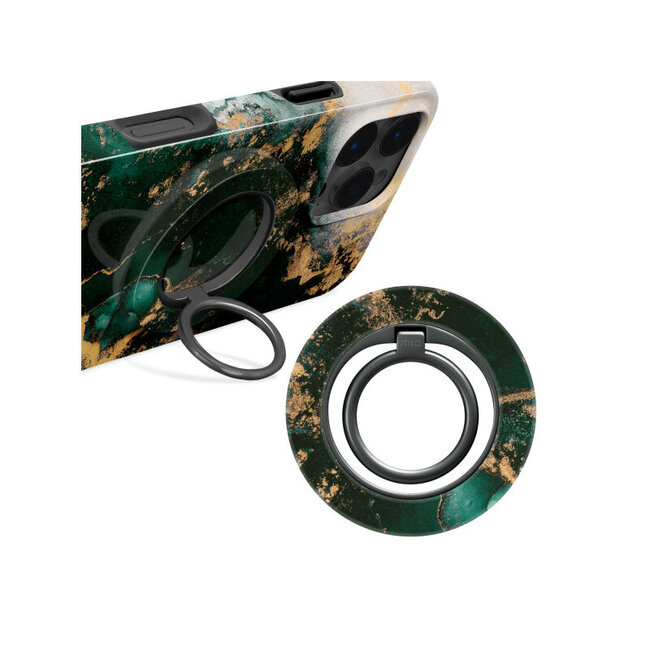 MIO Green Marble MagSafe Compatible Ring Holder