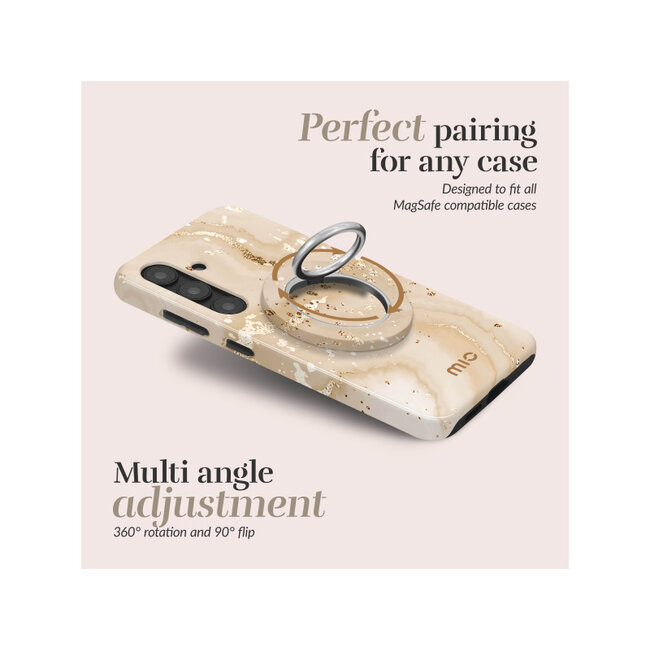 MIO Gold Marble MagSafe Compatible Ring Holder