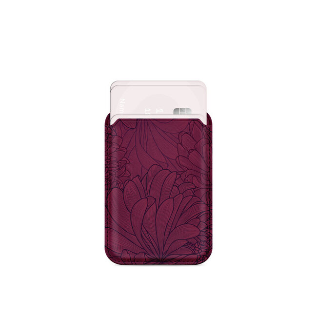 MIO Berry Blooms Magsafe Compatible Card Holder