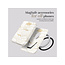 MIO Roses Magsafe Compatible White Card Holder