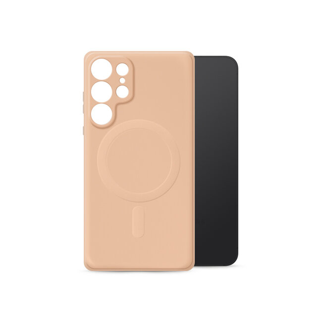 My Style Protective Flex Magsafe Compatible Case for Samsung Galaxy S25 Ultra 5G Soft Pink