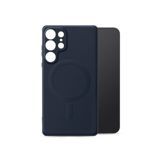 My Style My Style Protective Flex Magsafe Compatible Case for Samsung Galaxy S25 Ultra 5G Midnight Blue