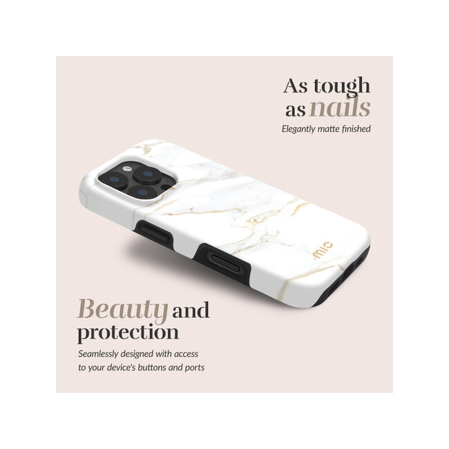 MIO White Marble Magsafe Compatible for iPhone 7/8/SE (2020/2022)