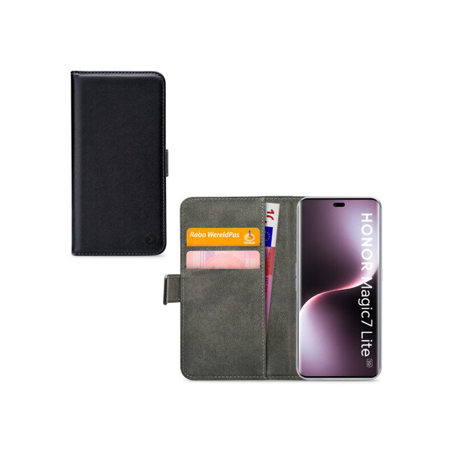 Mobilize Classic Gelly Wallet Book Case Honor Magic7 Lite Black