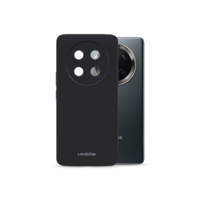 Mobilize Rubber Gelly Case Honor Magic7 Matt Black