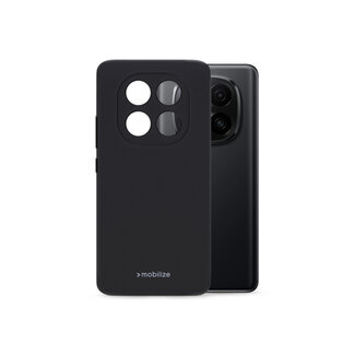 Mobilize Mobilize Rubber Gelly Case Xiaomi Redmi Note 14 Pro+ 5G Matt Black