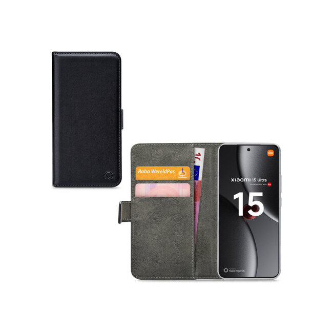 Mobilize Classic Gelly Wallet Book Case Xiaomi 15 Ultra Black