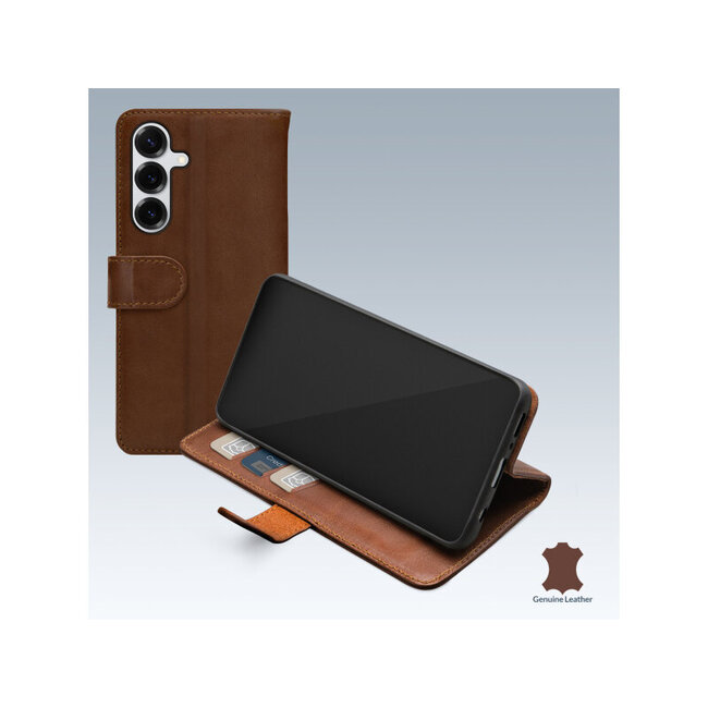 Mobilize Leather Wallet Samsung Galaxy S25+ 5G Brown