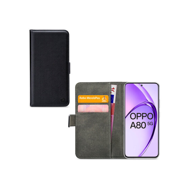Mobilize Classic Gelly Wallet Book Case OPPO A80 5G Black