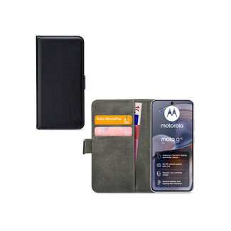 Mobilize Mobilize Classic Gelly Wallet Book Case Motorola Moto G55 Black