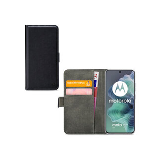 Mobilize Mobilize Classic Gelly Wallet Book Case Motorola Moto G35 Black