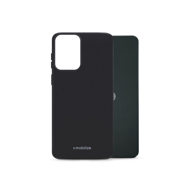 Mobilize Rubber Gelly Case Motorola Moto G55 Matt Black