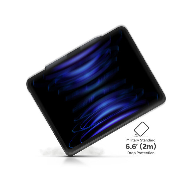 ZAGG Pro Keys 2 Bluetooth Keyboard Case for Apple iPad Air 10.9 (2020/2022)/Air 11 (2024/2025) QWERTY Black