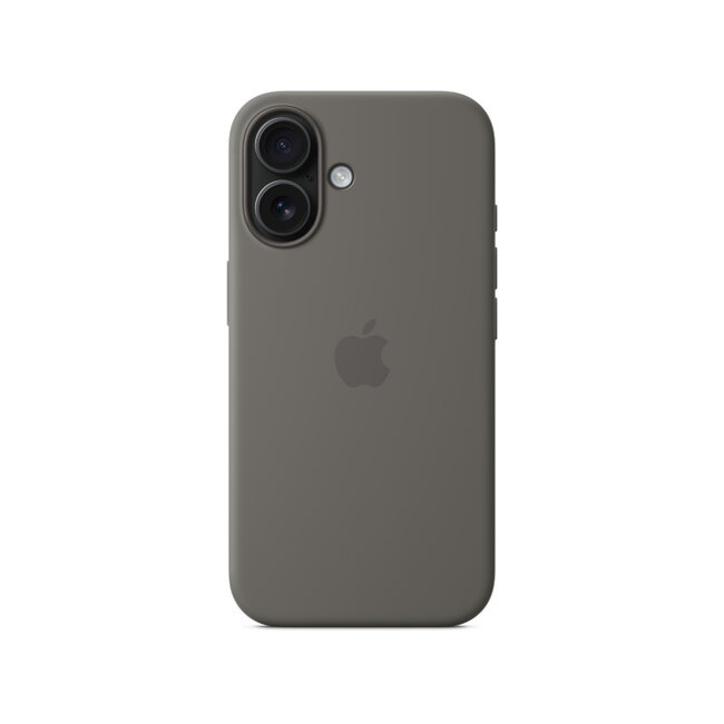 MYY33ZM/A Apple Silicone Case with MagSafe iPhone 16 Stone Grey