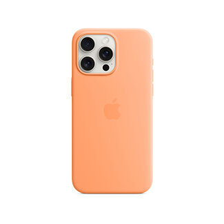 Apple MT1W3ZM/A Apple Silicone Case with MagSafe iPhone 15 Pro Max Sorbet Orange