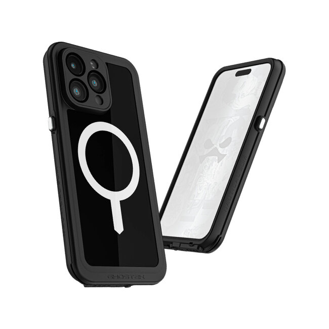 Ghostek Nautical Slim Waterproof MagSafe Case Apple iPhone 15 Pro Max Black