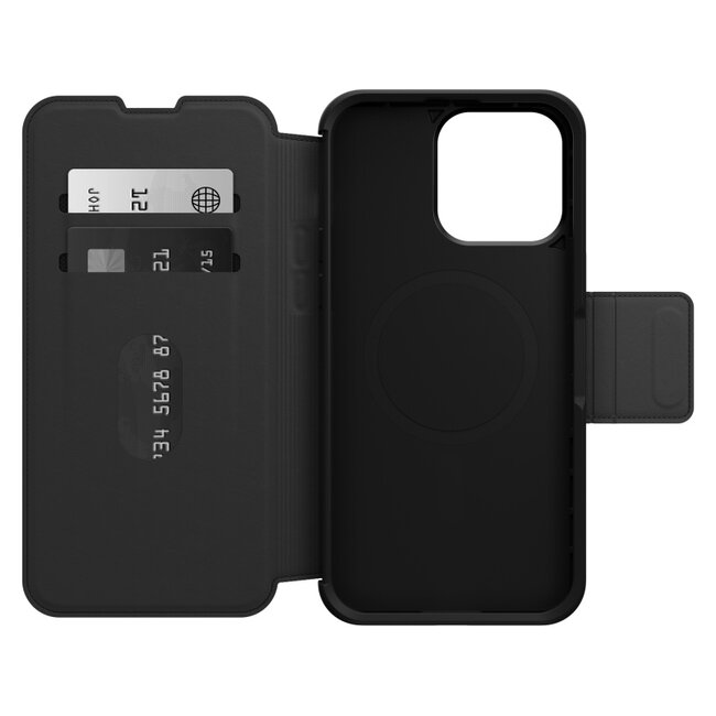 OtterBox Strada MagSafe Apple iPhone 15 Pro Max Shadow Black