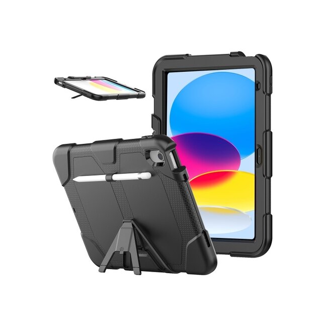 Xccess Survivor Essential Case Apple iPad 10.9 (2022)/iPad 11 (2025) Black