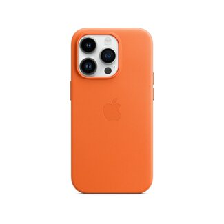 Apple MPPR3ZM/A Apple Leather Case with MagSafe iPhone 14 Pro Max Orange