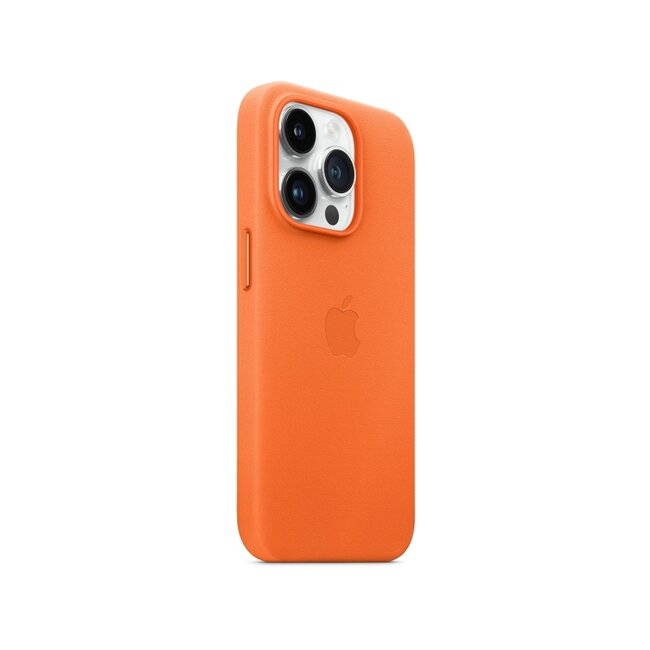 MPPR3ZM/A Apple Leather Case with MagSafe iPhone 14 Pro Max Orange