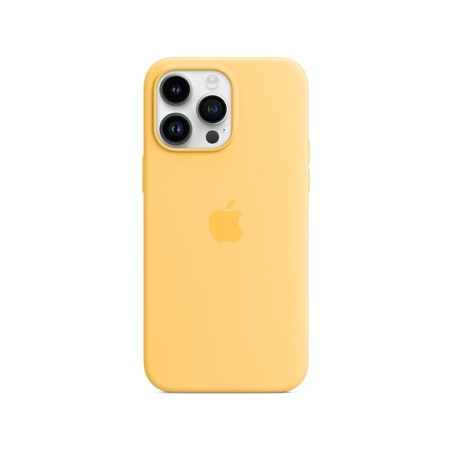MPU03ZM/A Apple Silicone Case with MagSafe iPhone 14 Pro Max Sunglow