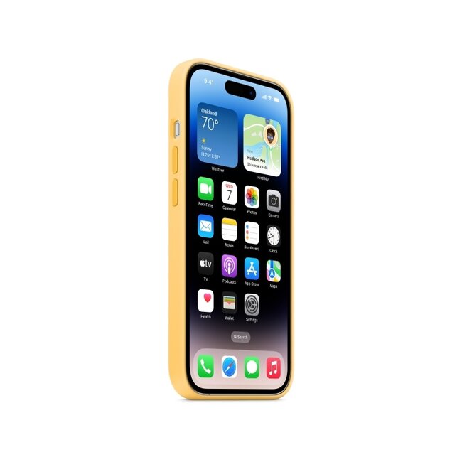 MPU03ZM/A Apple Silicone Case with MagSafe iPhone 14 Pro Max Sunglow