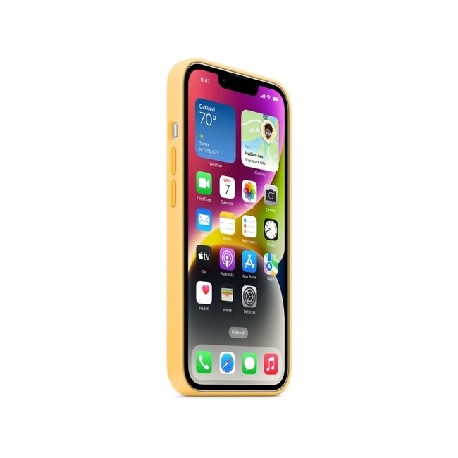 MPTD3ZM/A Apple Silicone Case with MagSafe iPhone 14 Plus Sunglow