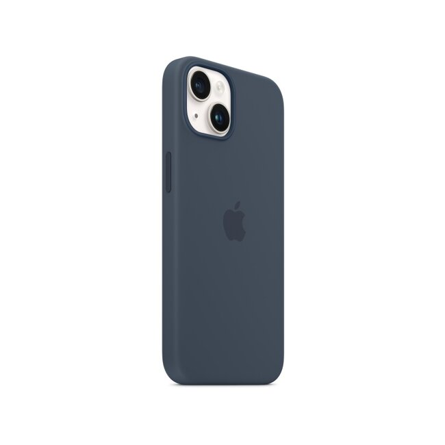 MPT53ZM/A Apple Silicone Case with MagSafe iPhone 14 Plus Storm Blue