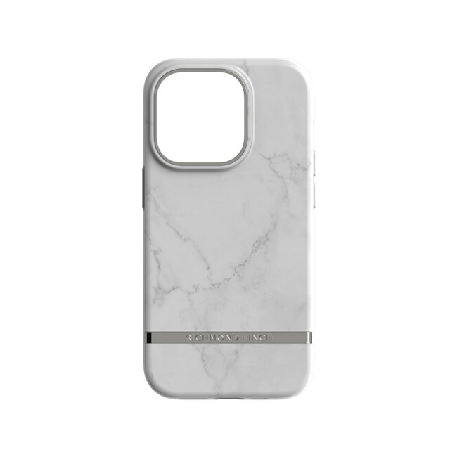 Richmond & Finch Freedom Series One-Piece Apple iPhone 14 Pro White Marble