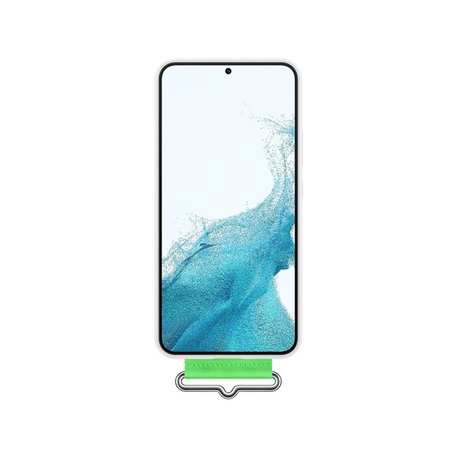 EF-GS906TWEGWW Samsung Silicone Cover with Strap Galaxy S22+ 5G White